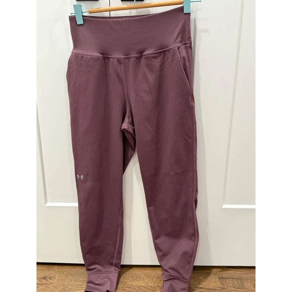 Under Armour Jogger Pants Purple Womens Size S Fitted‎ Athleisure Workout